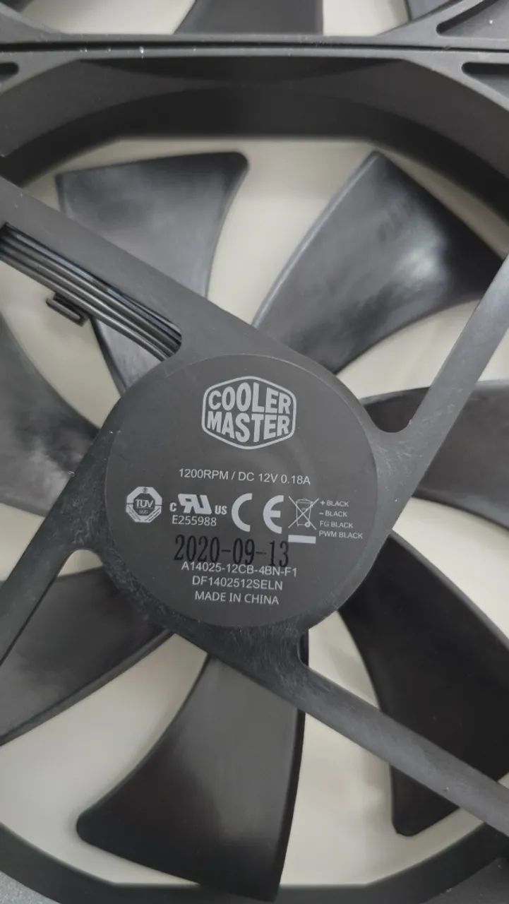 KIT 04 VENTOINHA / FAN COOLER MASTER 140MM - Foto 3