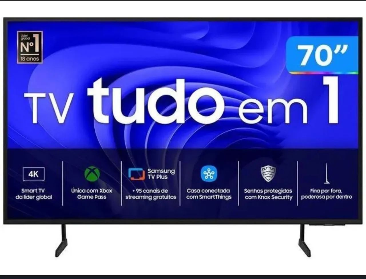 Vendo smart TV Samsung de 70 polegadas - Foto 3