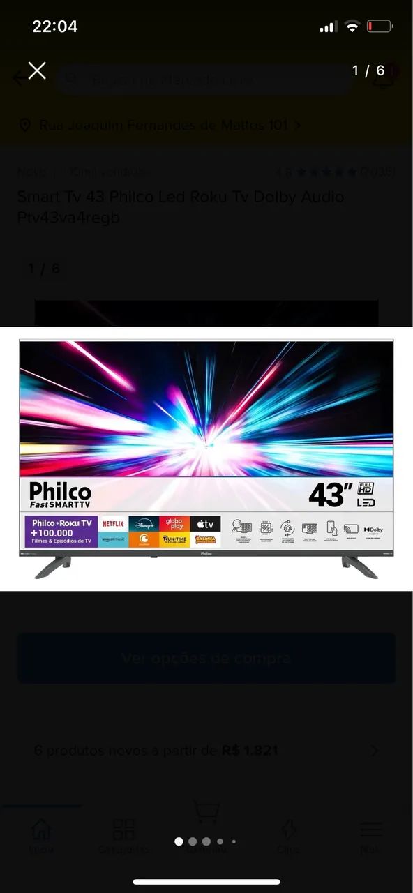 Smart TV 43 Polegadas Philco Led  - Foto 3