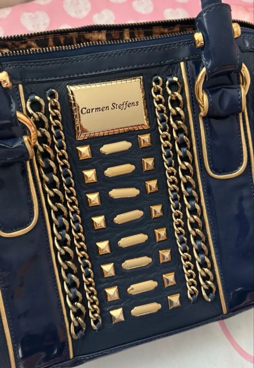 Bolsa couro Carmen Sttefens  - Foto 4