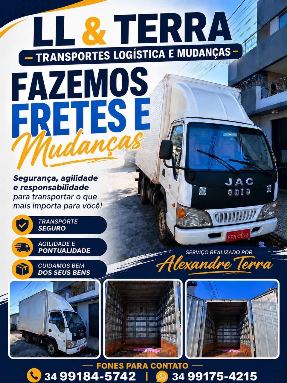 Faço fretes e mudanças para Uberlândia e toda região  - Foto 2