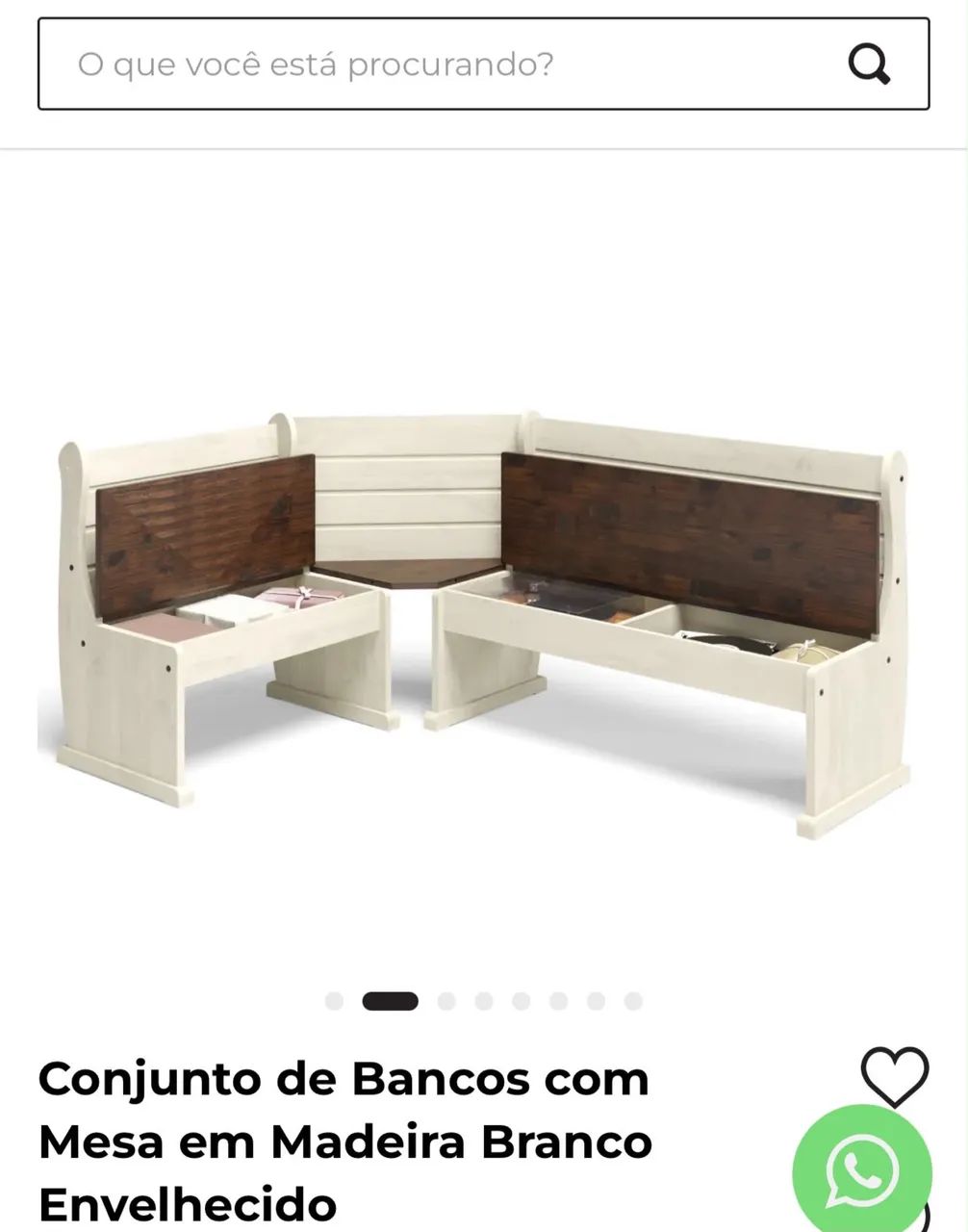 Mesa de madeira maciça lacrada na caixa  - Foto 4