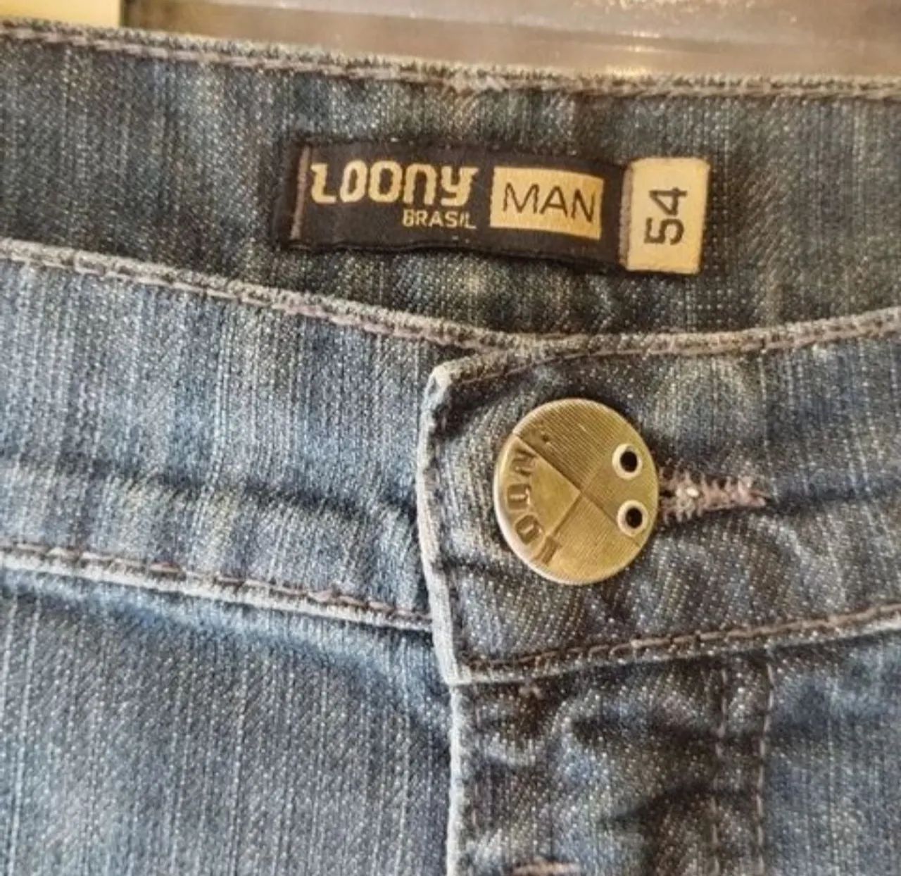 Calça jeans plus size masculina loony - Foto 3