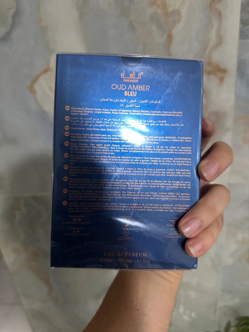 Riiffs - Oud Amber Bleu Eau de Parfum 100ml - Lacrado - Foto 3