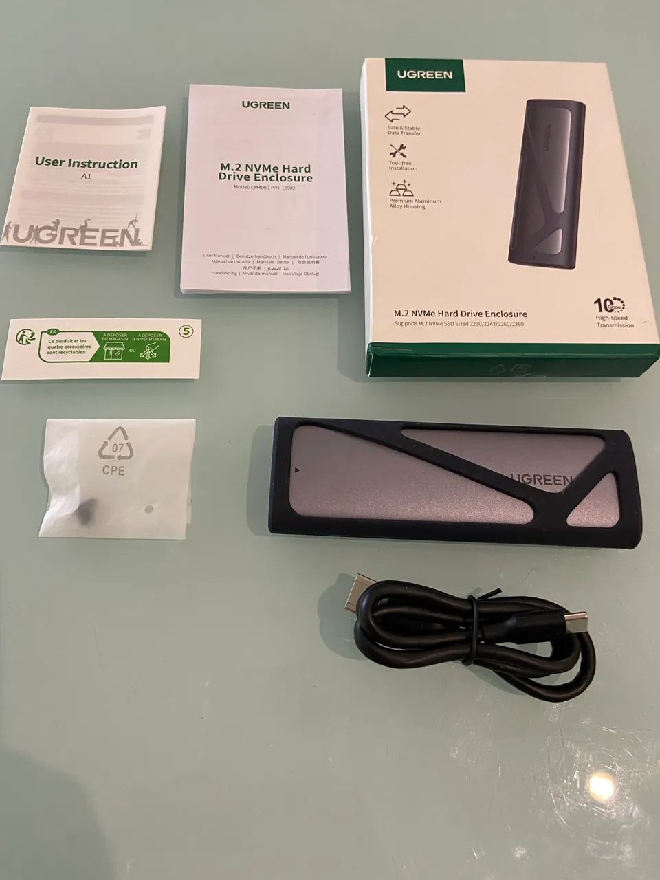 Case SSD M.2 NVMe UNGREEN (Original)