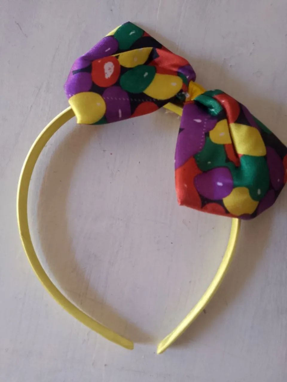 Tiara de Lanço Bombom