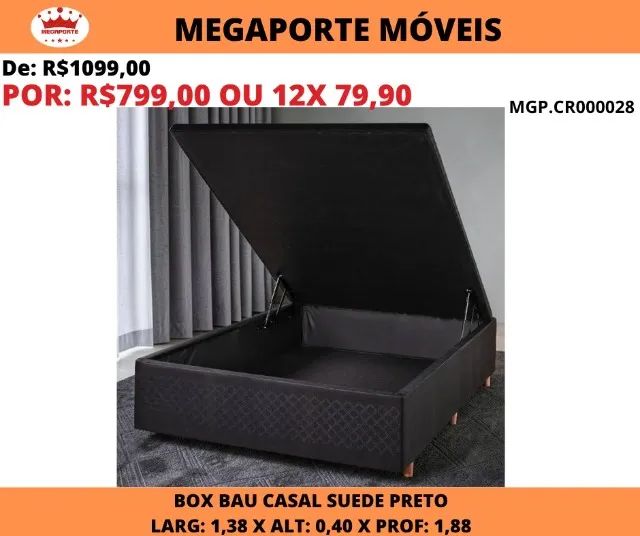 BOX BAÚ CASAL - Foto 3