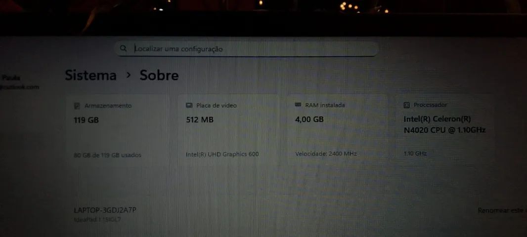 Ideapad 1 15IGL7 - Foto 3