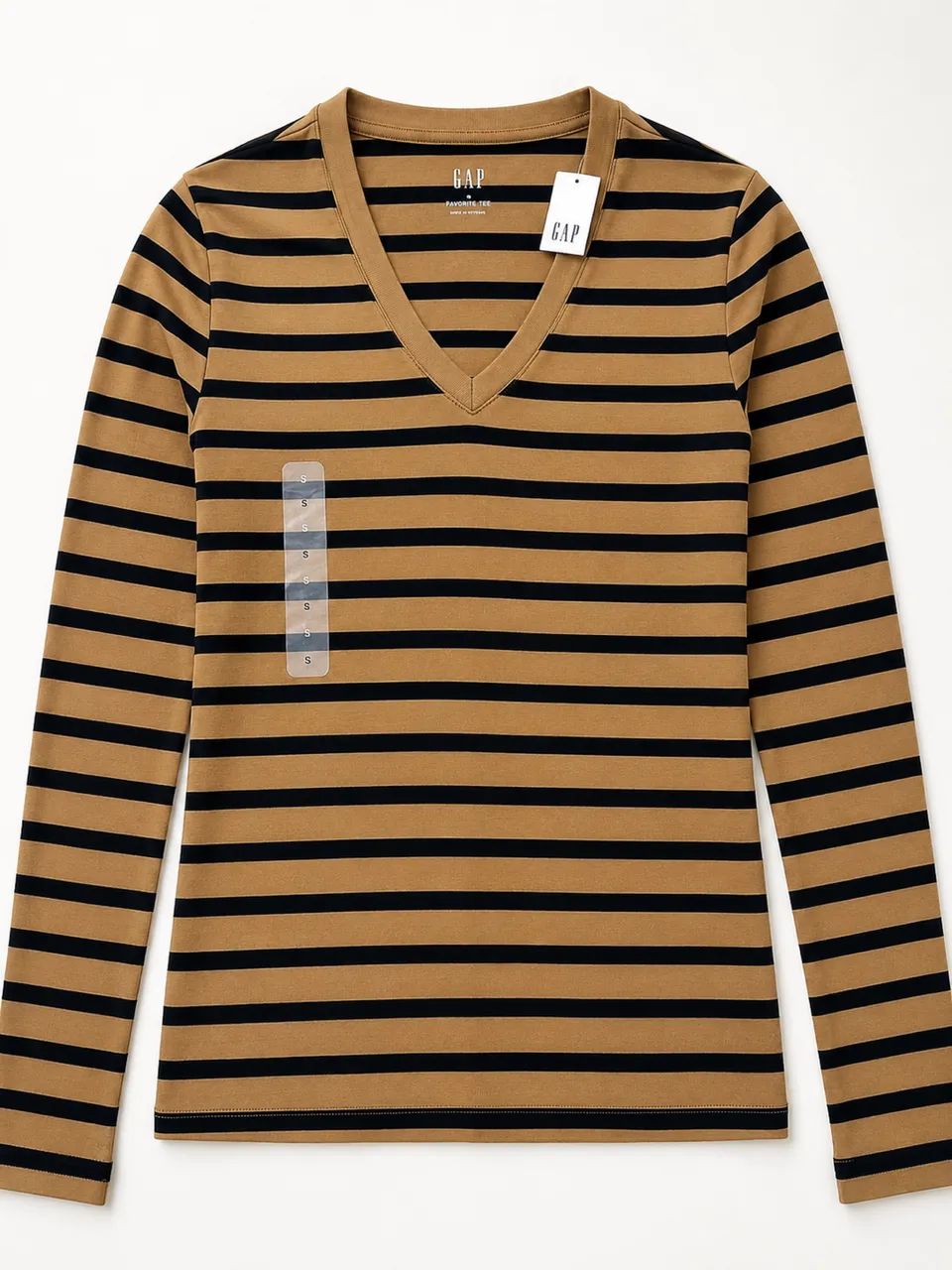 Blusa GAP Original Nova Manga Longa Listrada P 