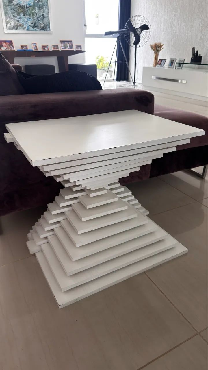 Mesa de Centro (sem tampo de vidro) - usada com marcas de uso - Foto 2