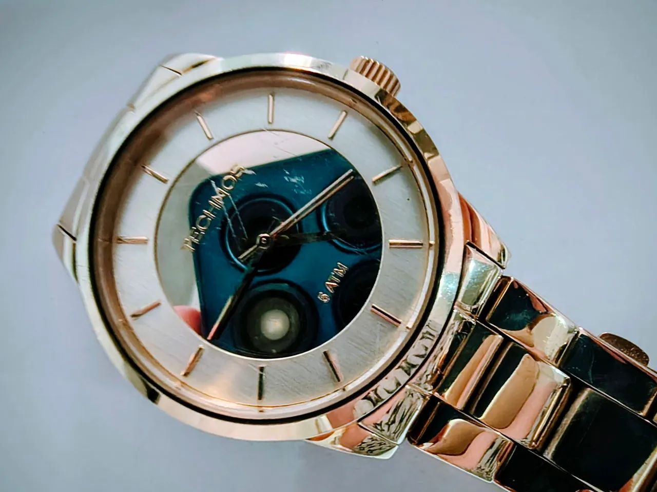 Relógio feminino Technos dourado  - Foto 3