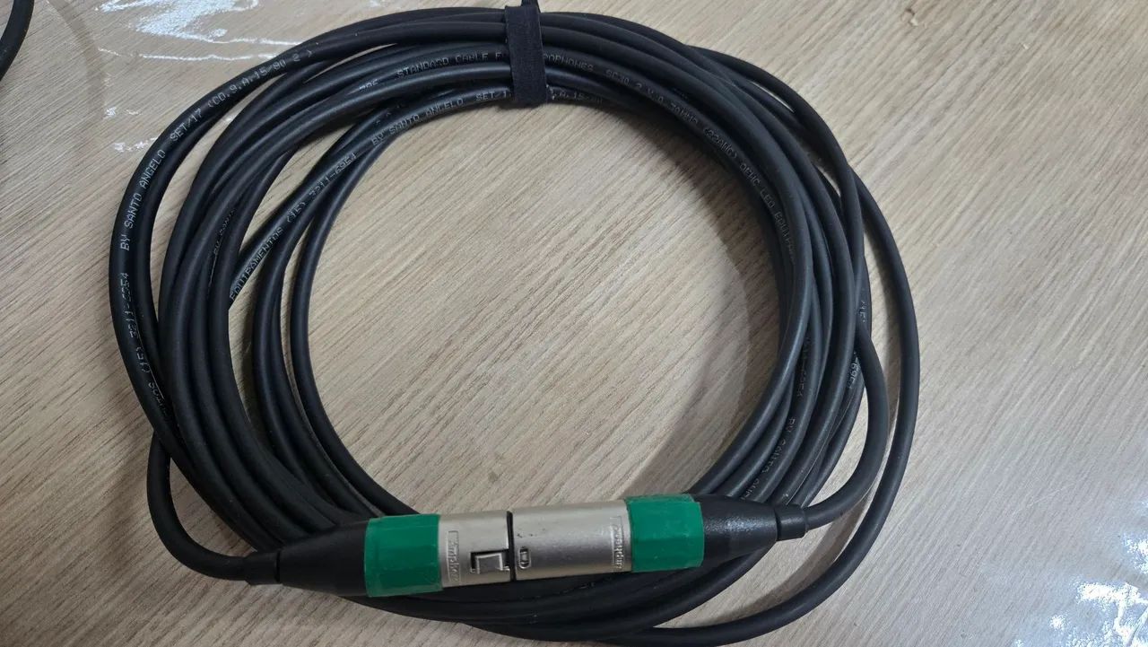 Cabos para microfone XLR 7m - Foto 3