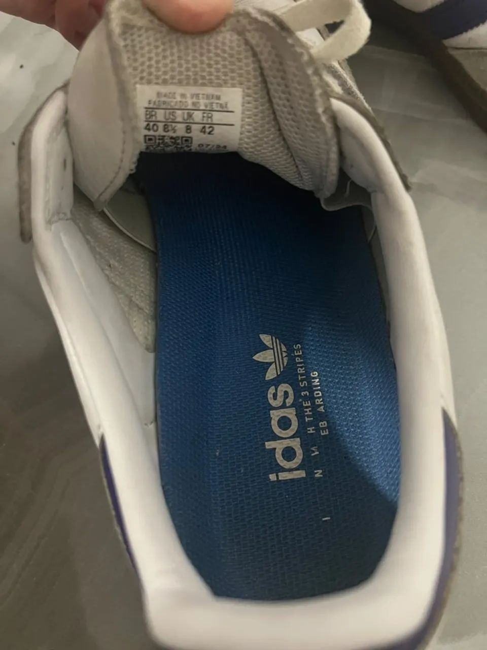 Adidas samba roxo e branco  - Foto 3