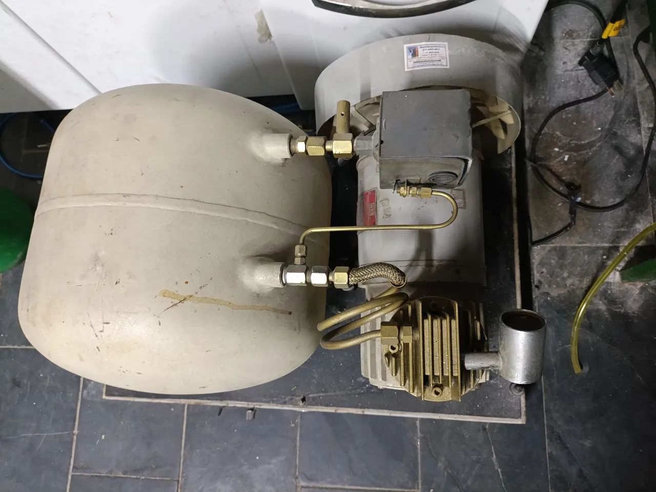 Compressor de ar odontologia ou protese
