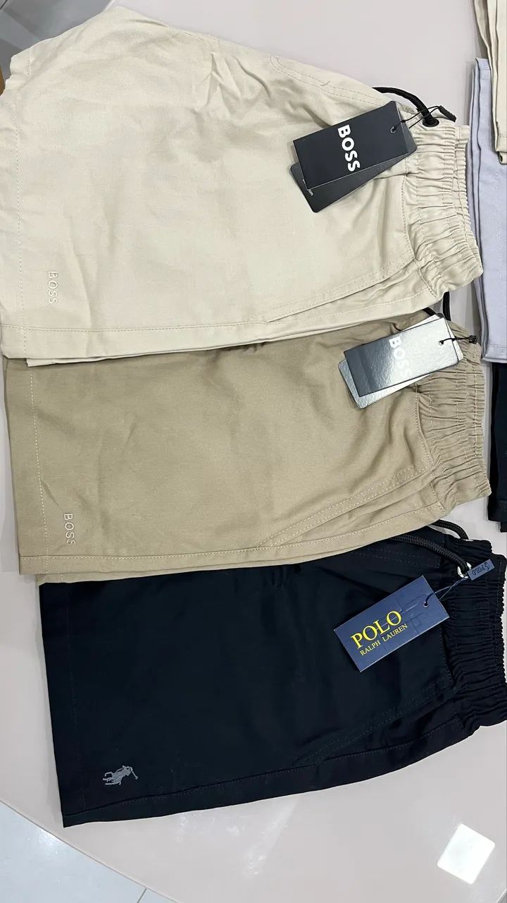 Shorts Masculino Boss e Polo - Novos - Foto 3