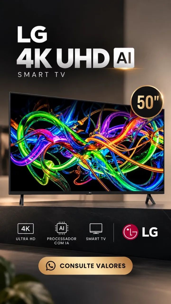 TV LG 4K UHD AI lacrada  