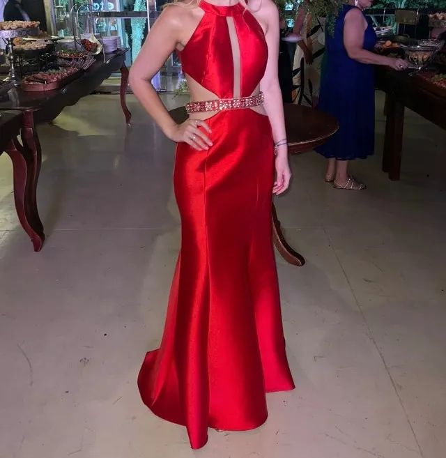 Vestido Vermelho De Festa