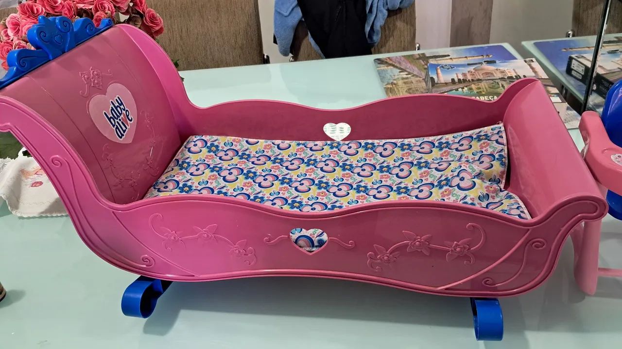 Berco baby alive brinquedo+ bebê conforto