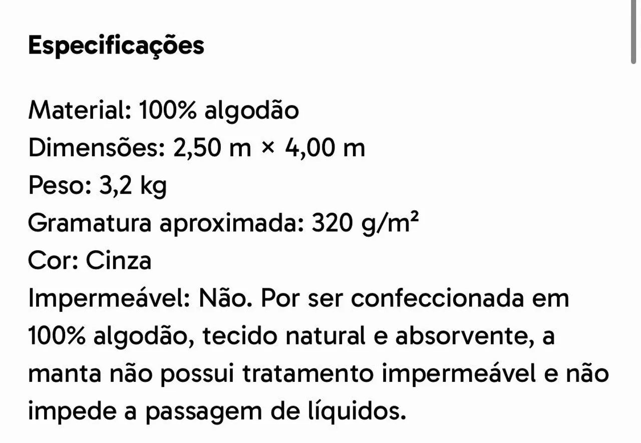 Manta algodão  - Foto 5