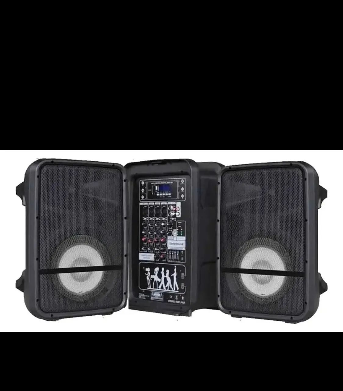 Kit Caixa Amplificada Profissional 8  1000w Mixer Bluetooth - Foto 3