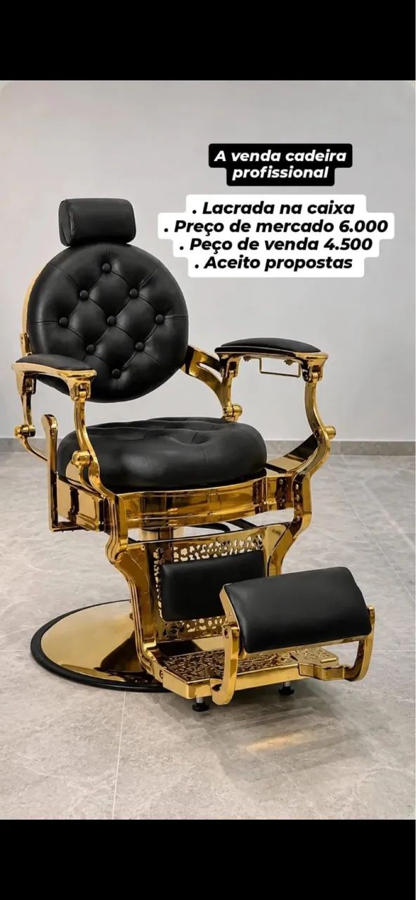 Cadeira de barbeiro.  - Foto 3