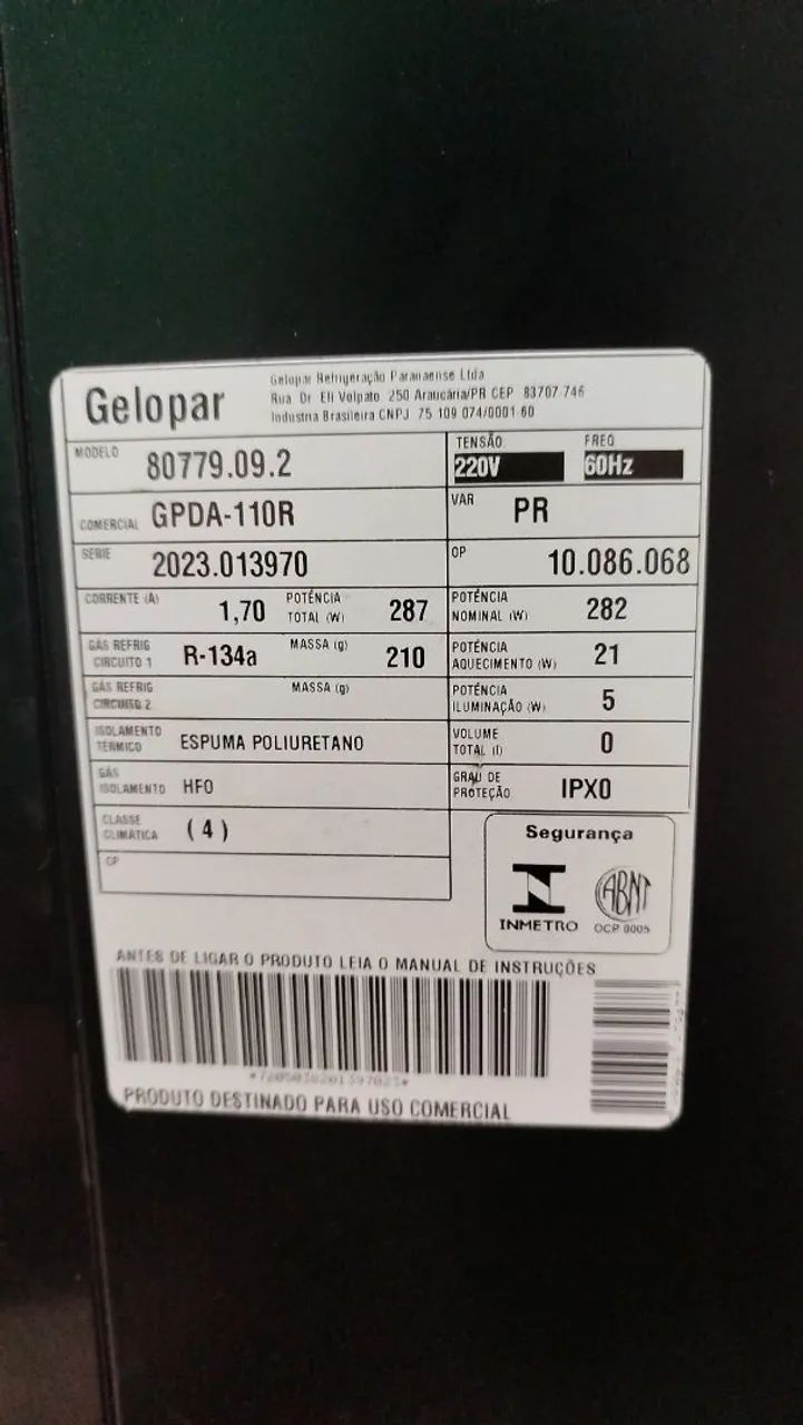Vitrine Refrigerada Gelopar  - Foto 4