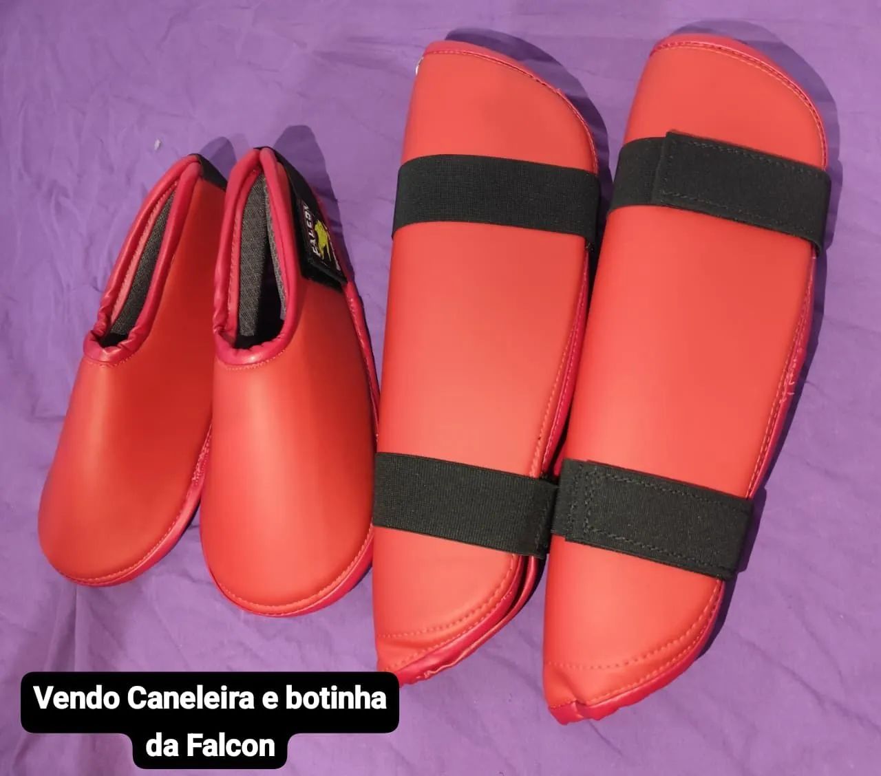 Caneleira de proteção com botinha