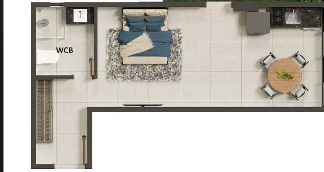 Studio com 1 dormitório à venda, 22 m² por R$ 363.593 - Intermares - Cabedelo/PB - Foto 5