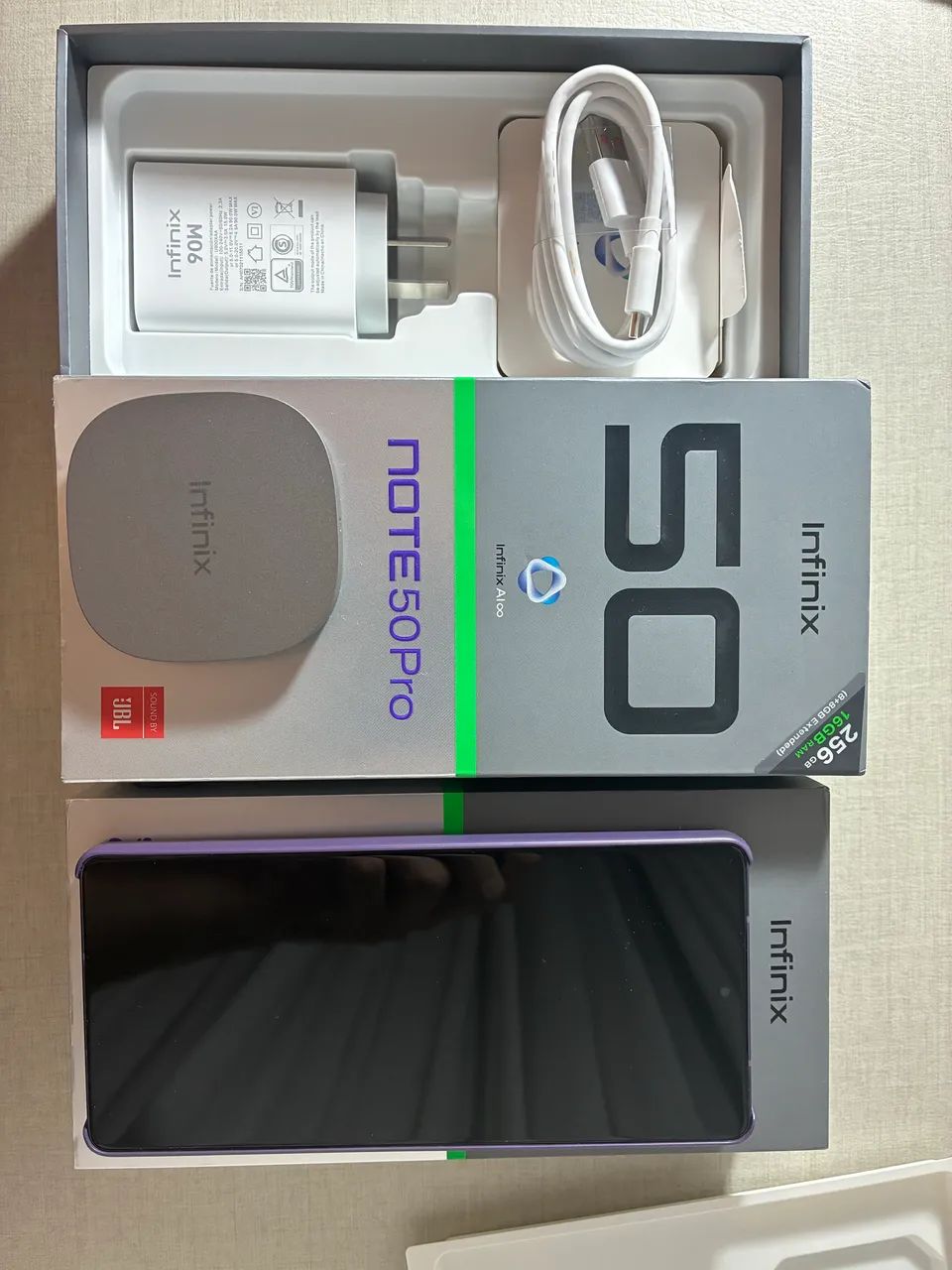 Vendo celular infinix note 50 pro 256gb roxo - Foto 3