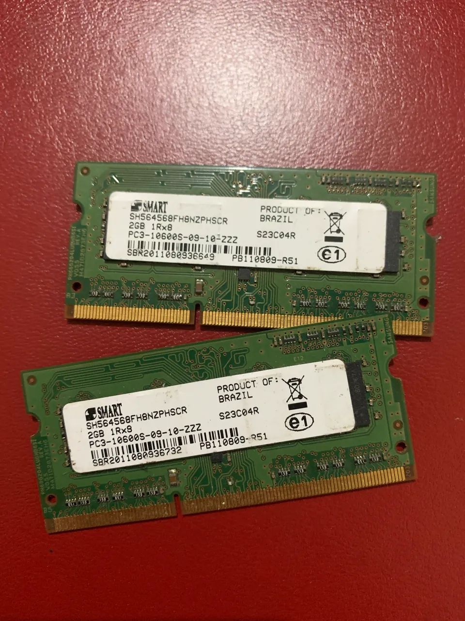 Memória RAM 4GB notebook