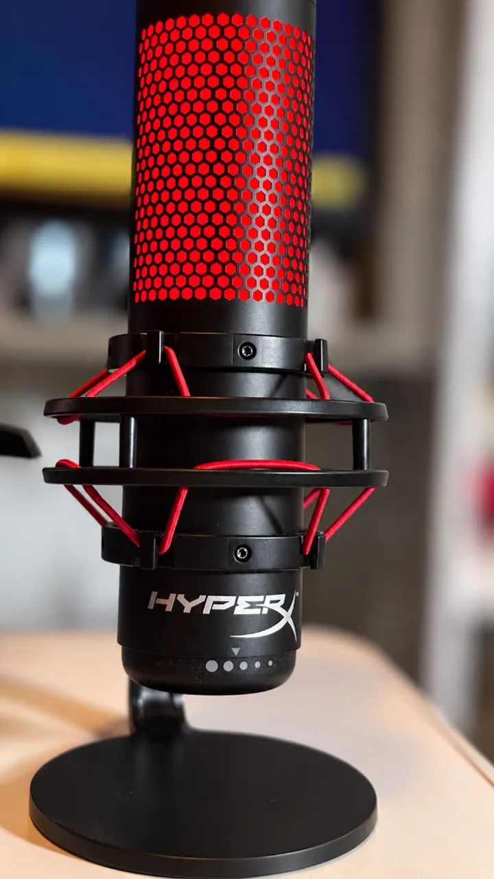 HyperxQuadcast Led vermelho - Foto 3
