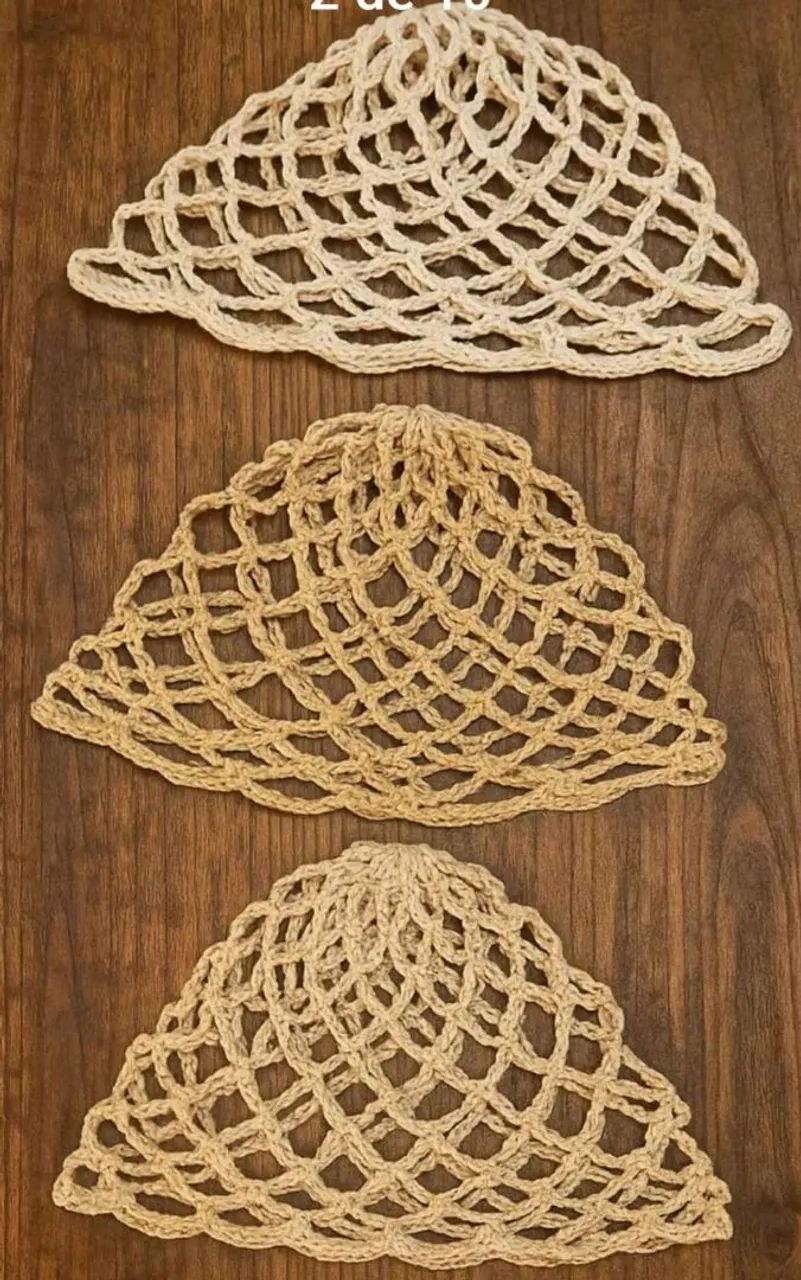 Toucas Headpiece de crochê lindas! - Foto 3
