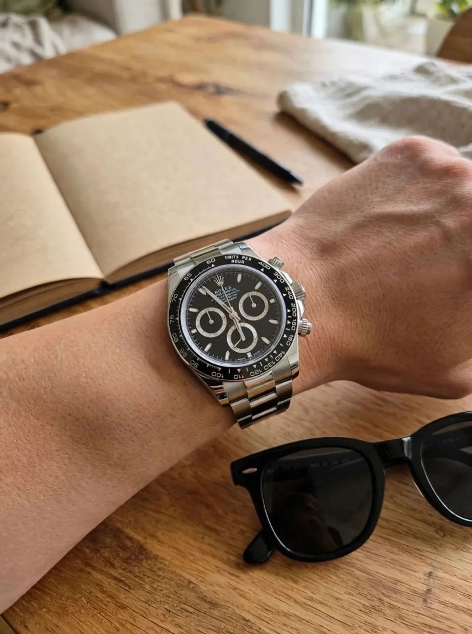 Rolex Daytona preto  - Foto 4