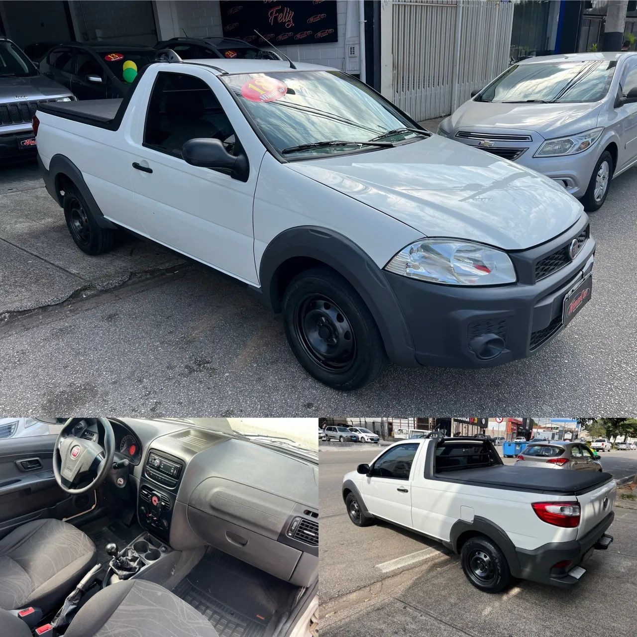 Fiat Strada Working Hard 1.4 Fire Flex 8V CS 2018 - Foto 2