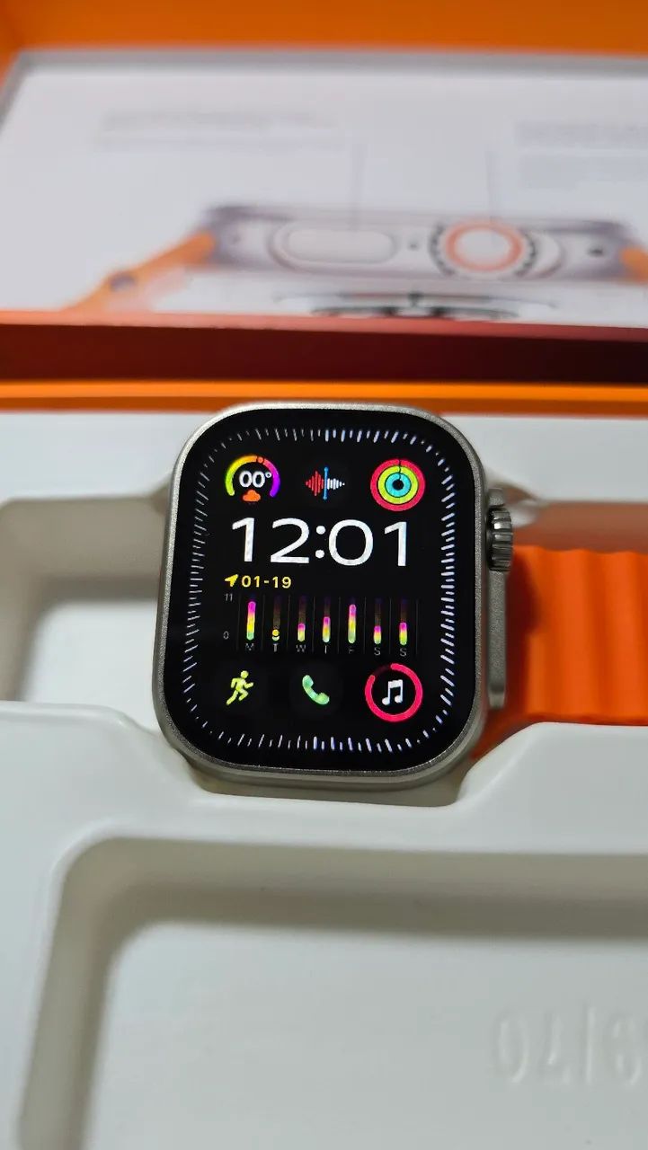 SMARTWATCH W68 PRO MAX - Laranja - Foto 4