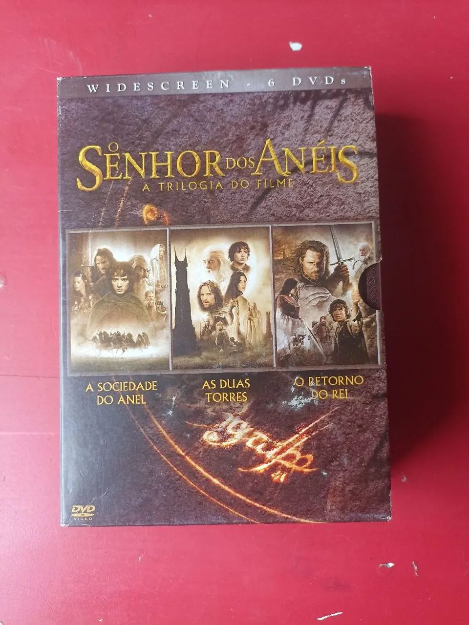 Box 6 DVDs O Senhor dos Anéis 