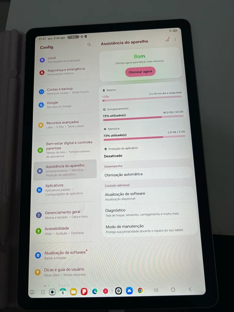 Tablet Samsung Galaxy S6 Lite  - Foto 5