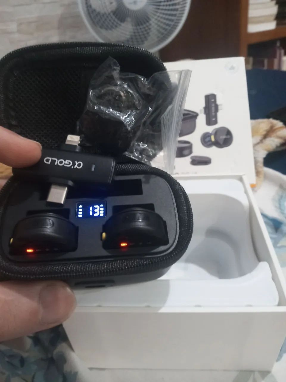 Microfone Lapela com cancelamento de ruidos - Foto 3
