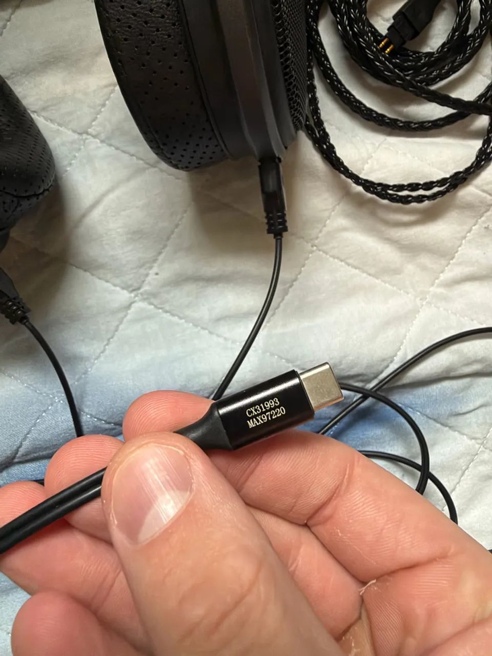 Sennheiser hd 600 com cabo dac usb-c - Foto 2