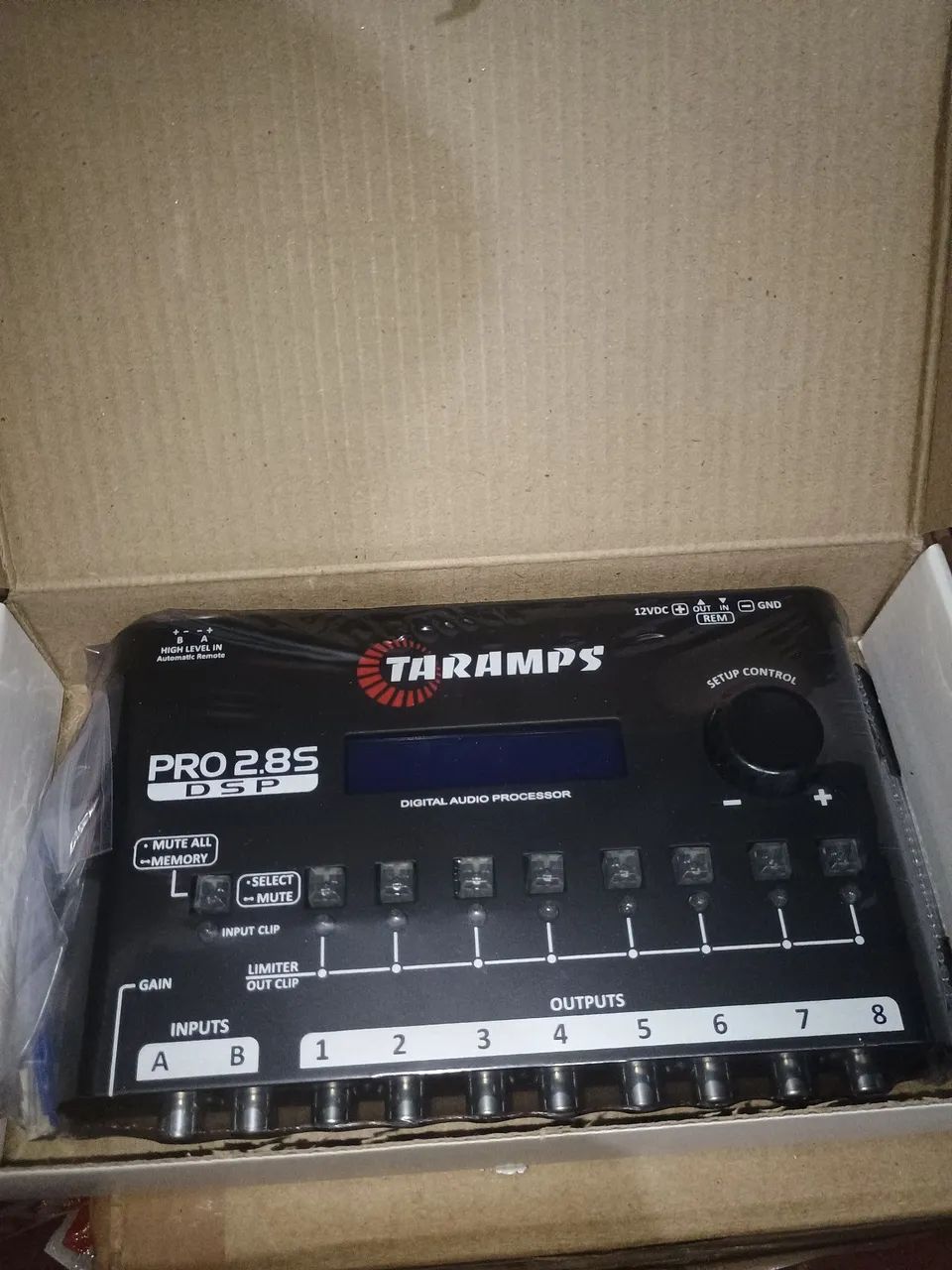 Processador de áudio taramps 2.8