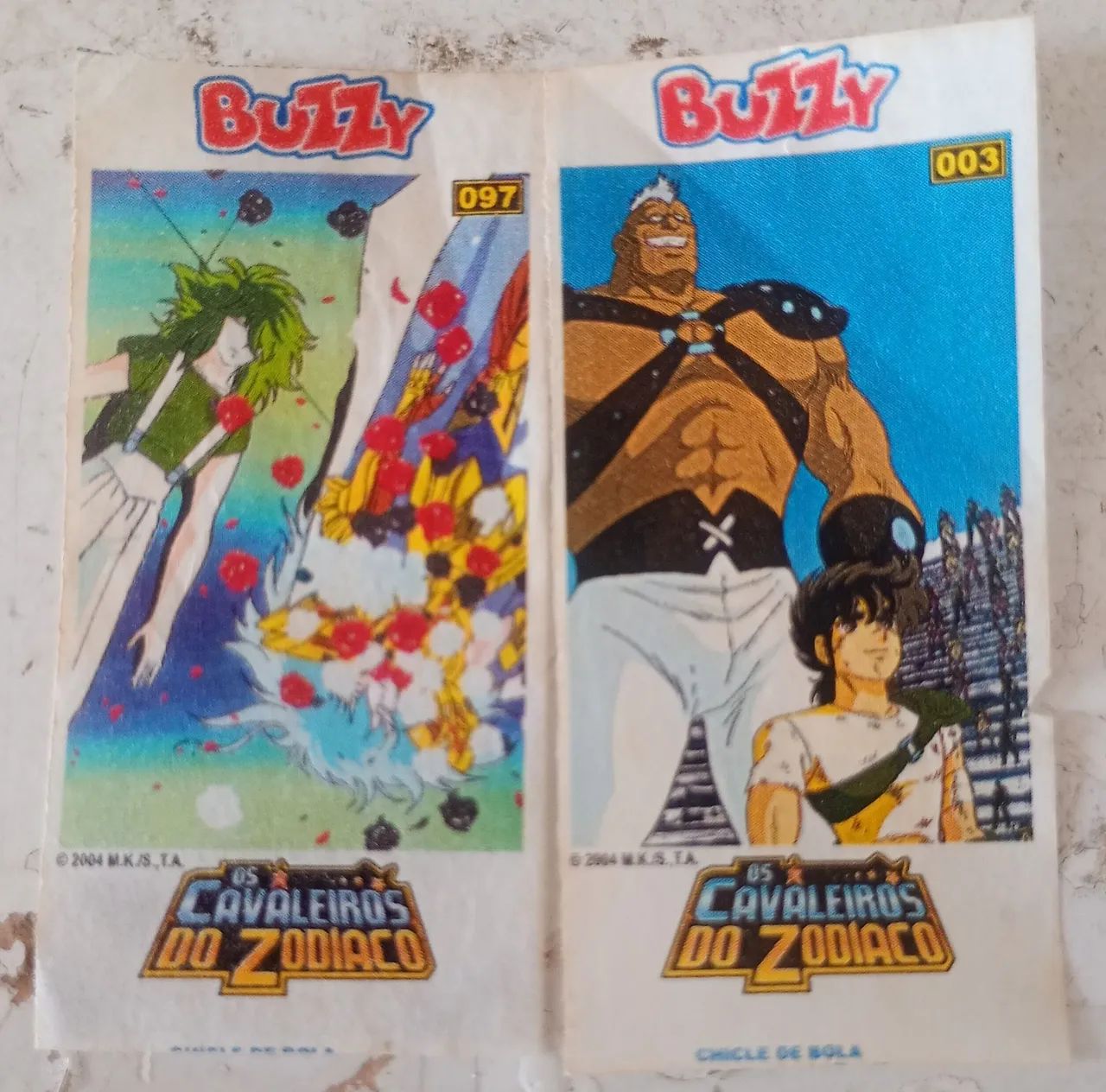 Figurinhas Álbum Buzzy Cavaleiros do Zodíaco  - Foto 4