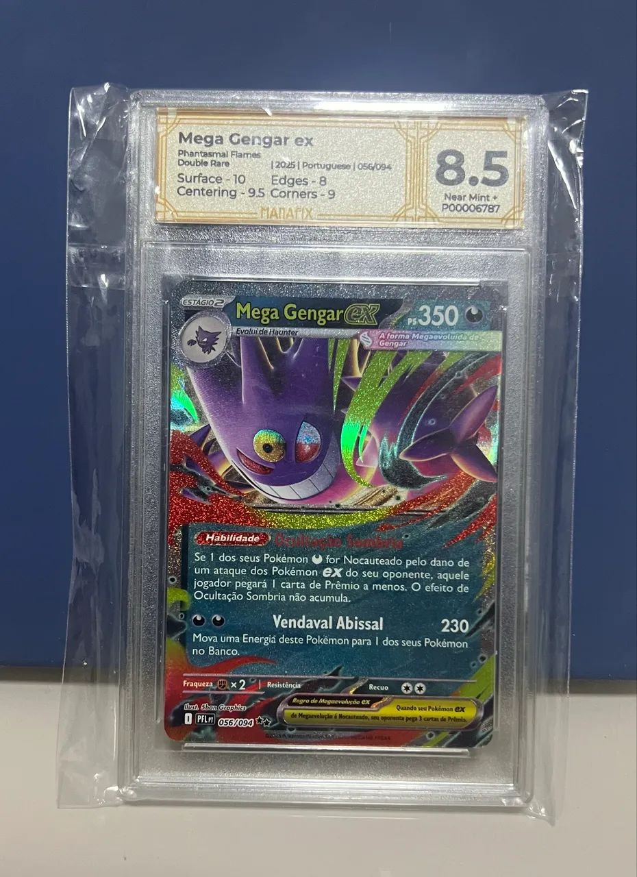 Carta Pokémon - Carta Gengar Ex Graduada Manafix