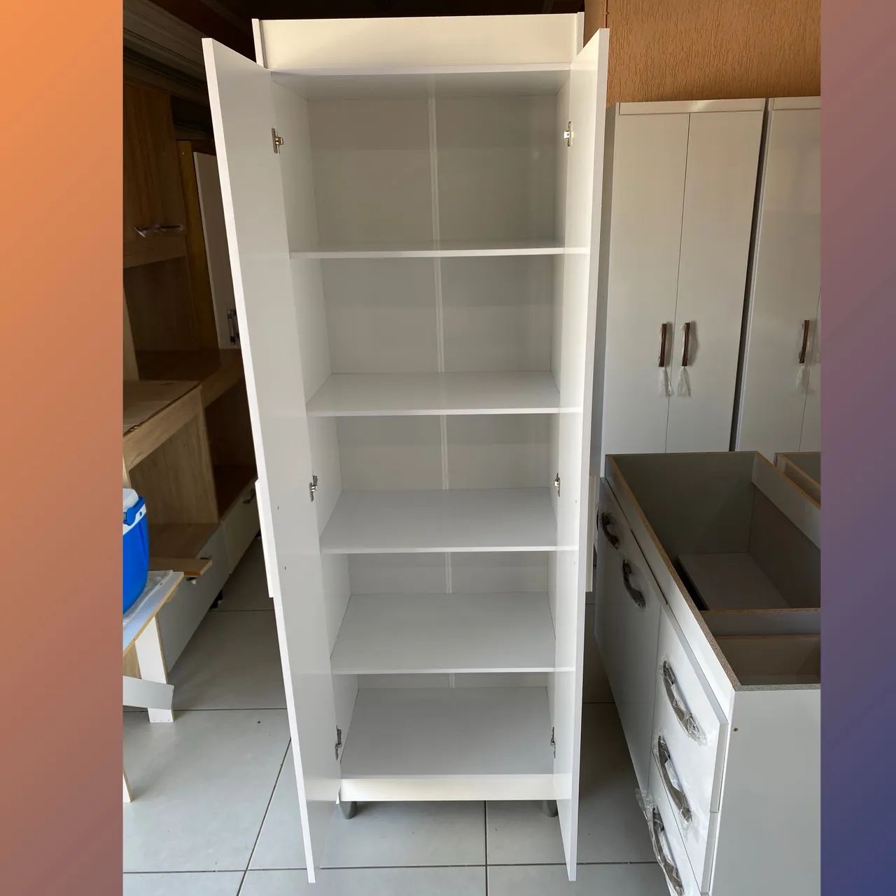 Armário multiuso com prateleiras - entregamos  - Foto 2