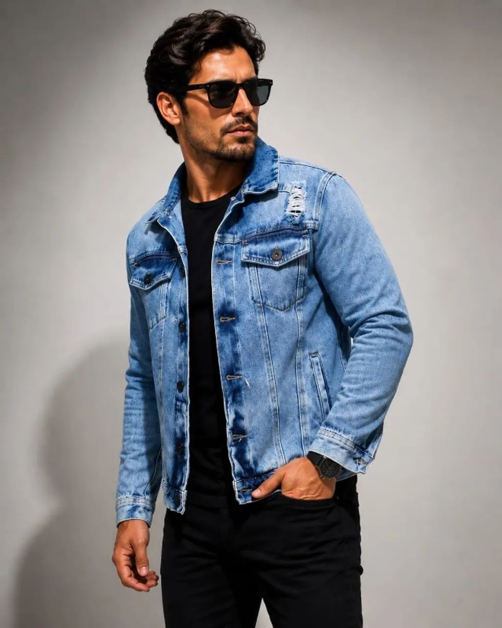Jaqueta Jeans C&A - tamanho M