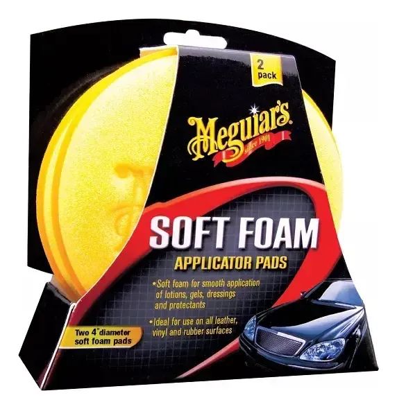 Aplicador Meguiars Soft Foam Applicator Pads - Kit C/ 2 - Foto 2