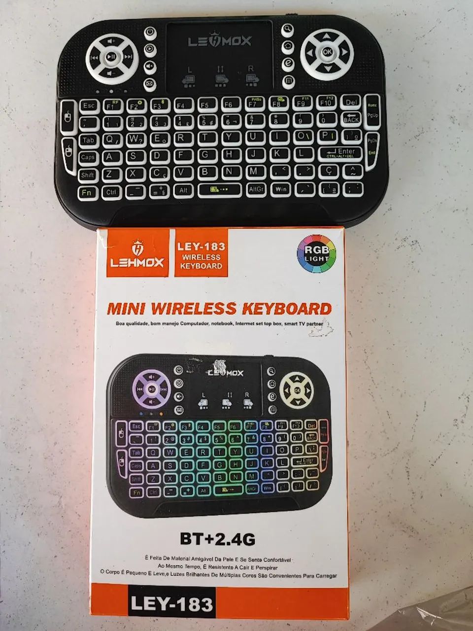 Tv box Intelbras original + mini teclado - Foto 2