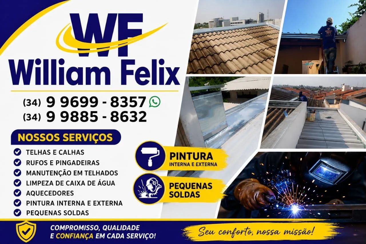 Calhas,rufos, pequenas solda, pintura