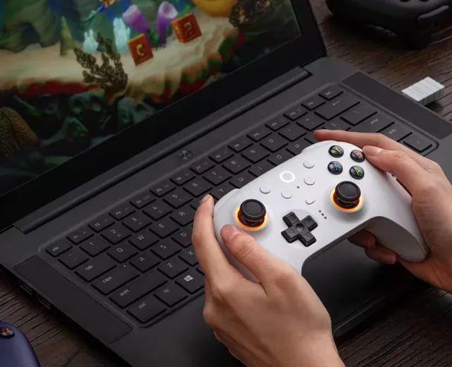  8BitDo Ultimate 2 para PC e Android com joysticks TMR, gatilho - Foto 3