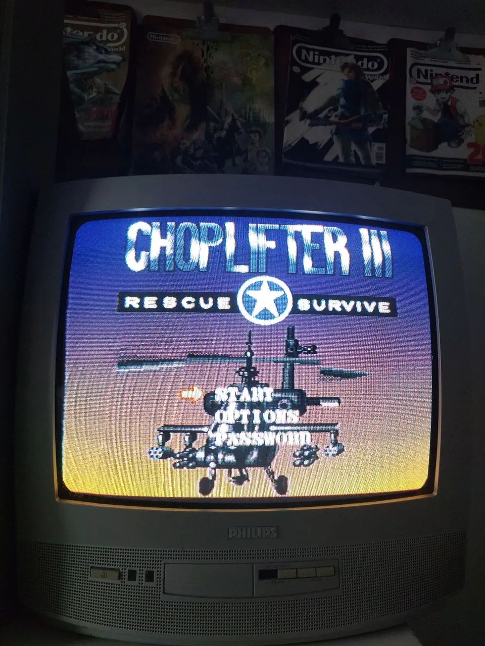 Jogo super nitendo choplifter 