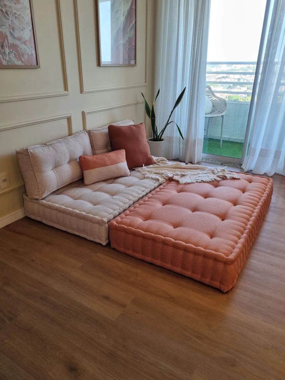 sofá futon turco feito a mão  - Foto 3